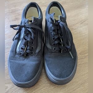 Vans Men's Black Canvas Vans Size 9